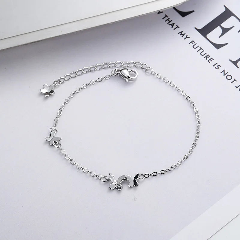 <tc>Erhabenes Schmetterlingsarmband aus 925er Silber – Verstellbar</tc>