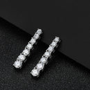 <tc>Moissanit D VVS1 Ohrhänger aus S925-Silber</tc>