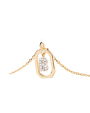 <tc>Buchstaben-Anhänger A–Z aus 925er Silber mit goldfarbener Oberfläche</tc>