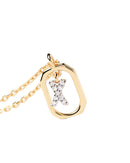 <tc>Buchstaben-Anhänger A–Z aus 925er Silber mit goldfarbener Oberfläche</tc>