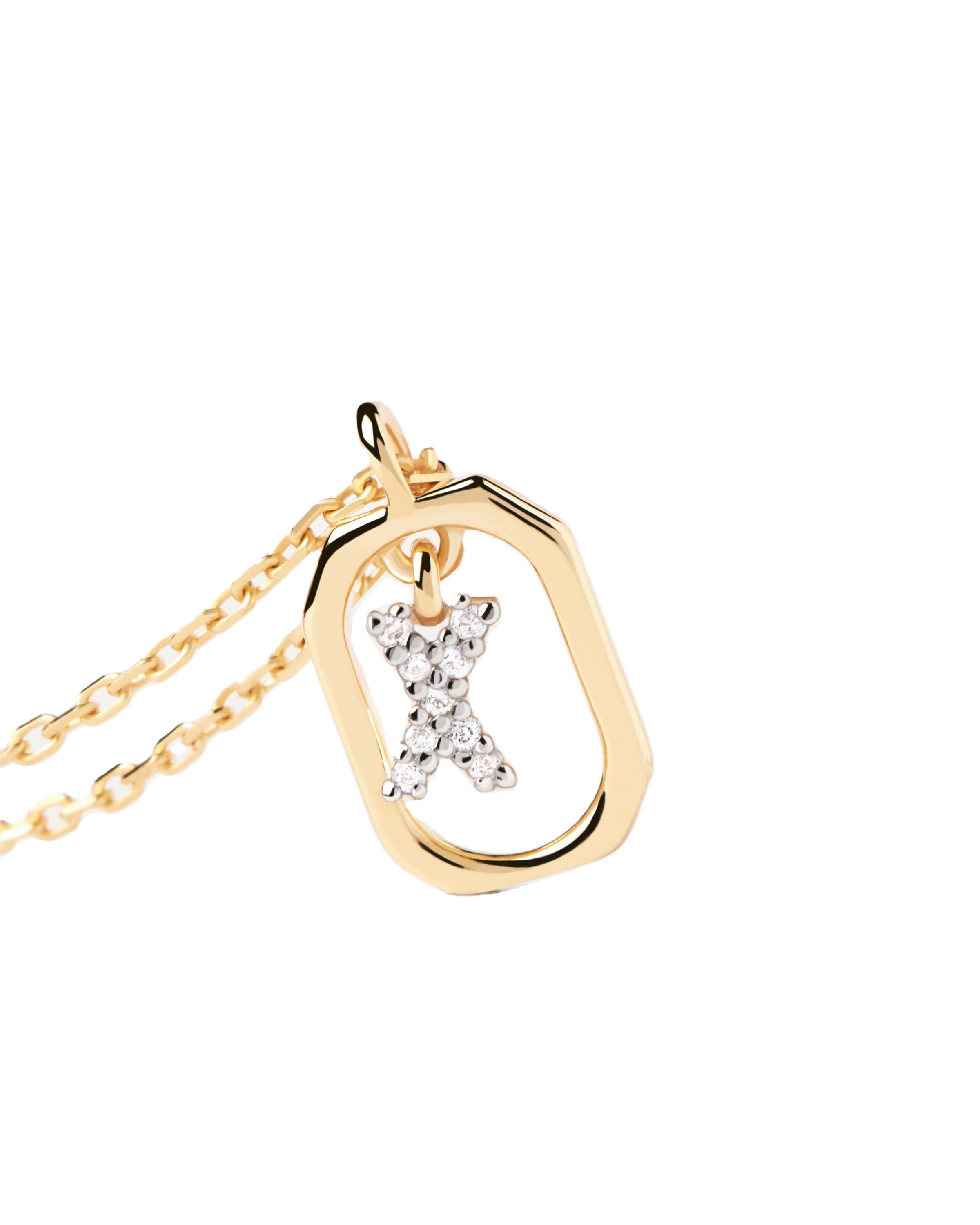 <tc>Buchstaben-Anhänger A–Z aus 925er Silber mit goldfarbener Oberfläche</tc>