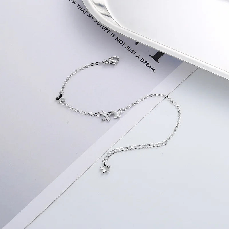 <tc>Erhabenes Schmetterlingsarmband aus 925er Silber – Verstellbar</tc>