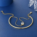 <tc>Moissanit-Manschettenarmband aus 925er Silber</tc>