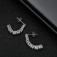<tc>Moissanit D VVS1 Ohrhänger aus S925-Silber</tc>