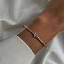 <tc>Elegantes Moissanit-Damenarmband, 925er Silber</tc>