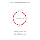<tc>Rotes Kordelarmband – Moissanit-Glanz</tc>