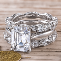 Vintage Silver Bright Layer Ring