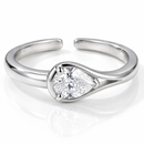 Halo Drop Ring — Light in Perfect Balance