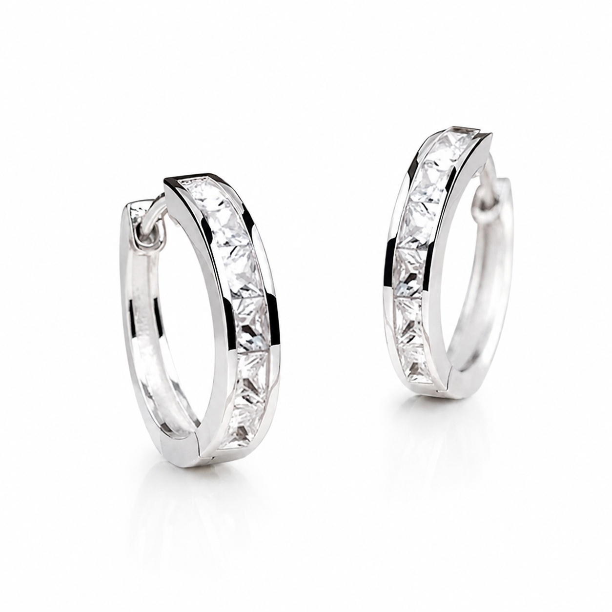 Crystal Line Earrings