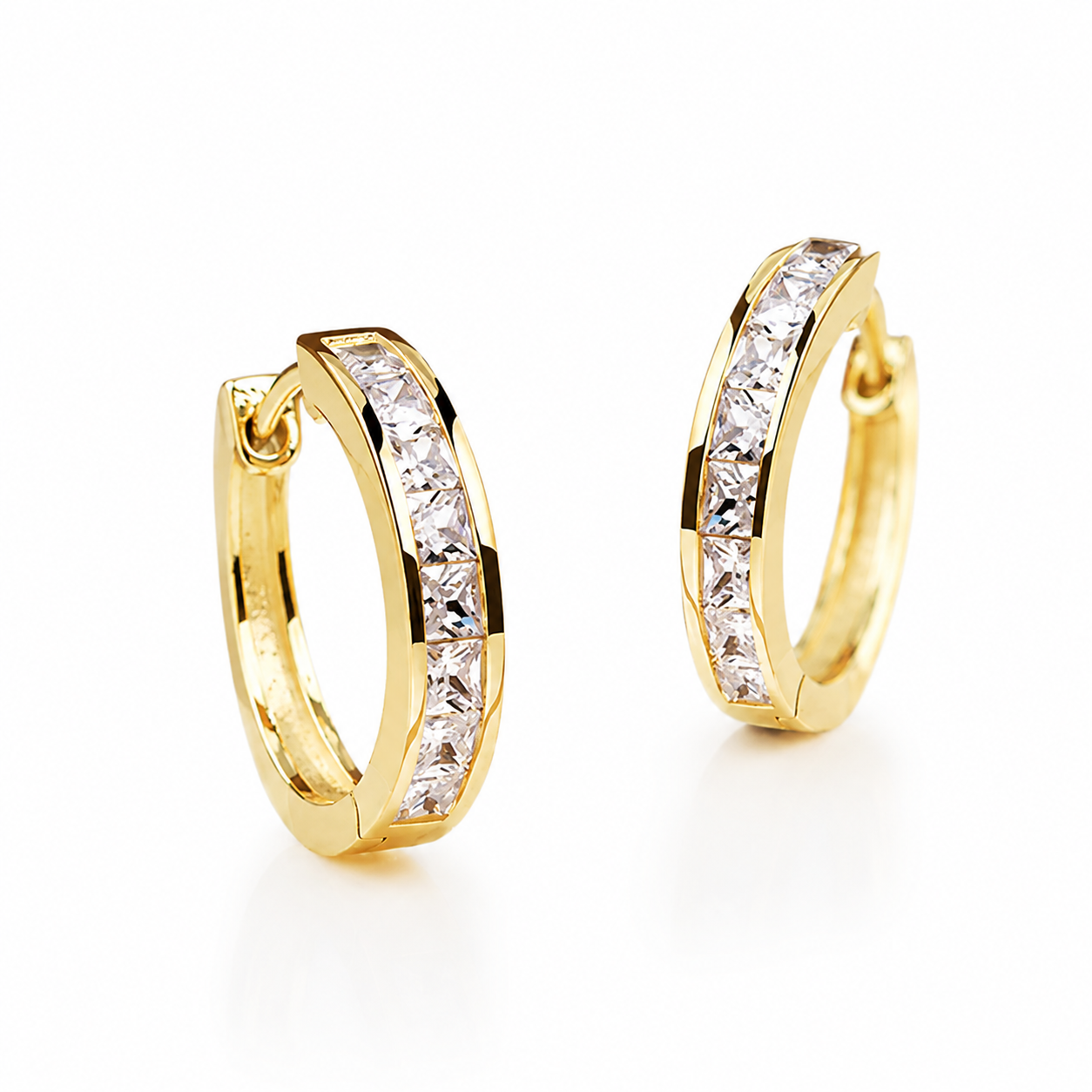 Crystal Line Earrings