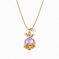 Bloom Necklace — A Flower Awakening to the Light