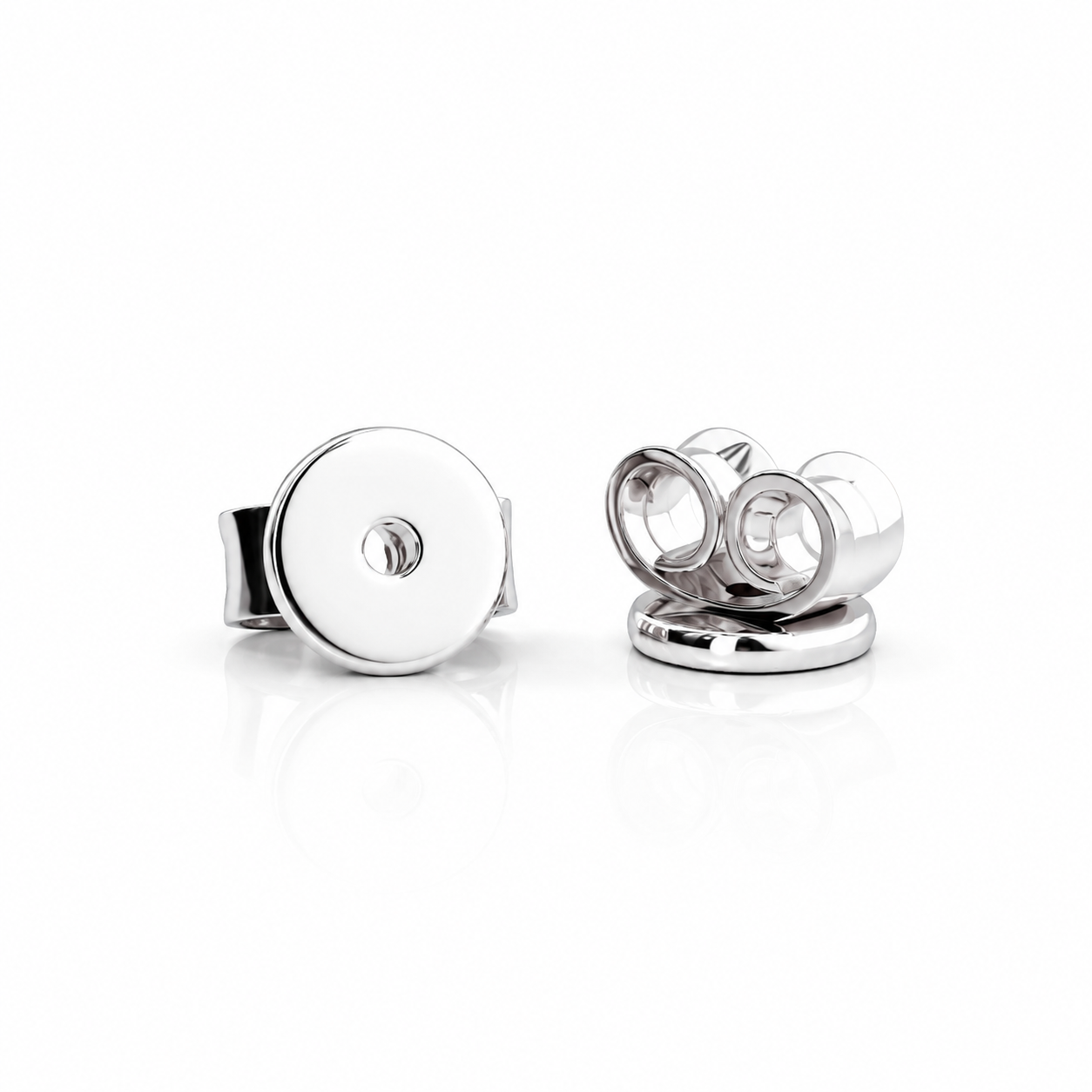 Aube Stud Earrings — A Circle of Light