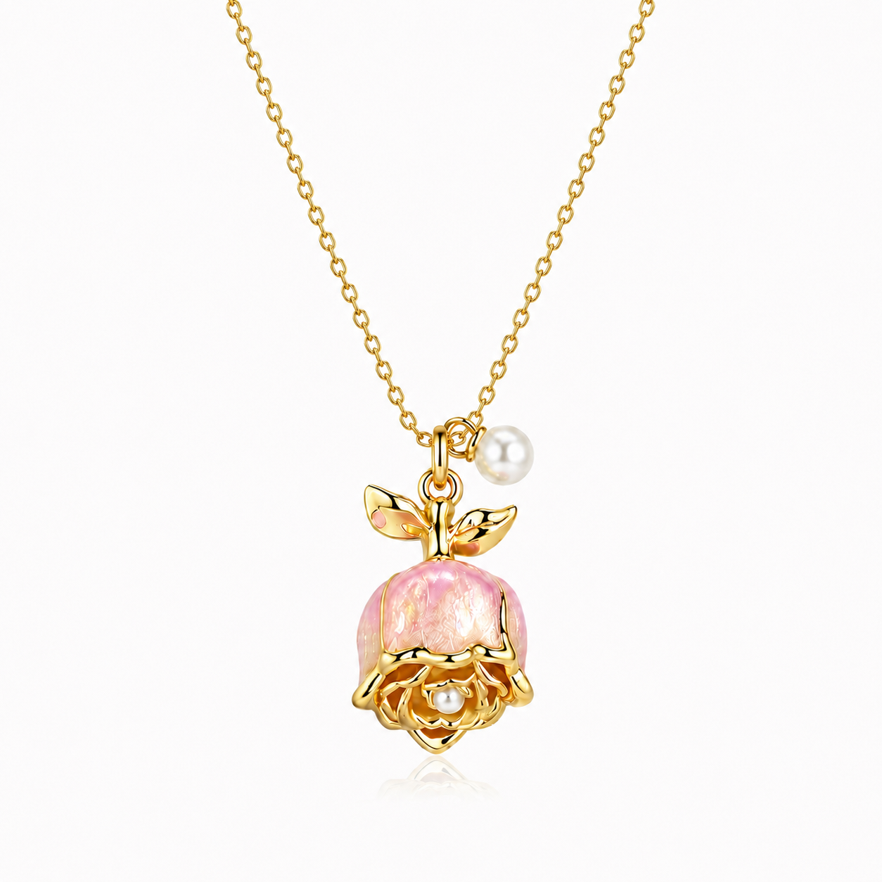 Bloom Necklace — A Flower Awakening to the Light