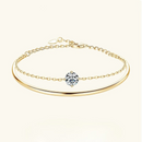 <tc>Moissanit-Manschettenarmband aus 925er Silber</tc>