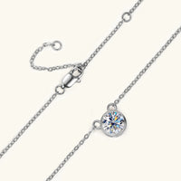 <tc>Halskette  S925-Silber eingelegtem Moissanit</tc>