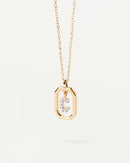 <tc>Buchstaben-Anhänger A–Z aus 925er Silber mit goldfarbener Oberfläche</tc>