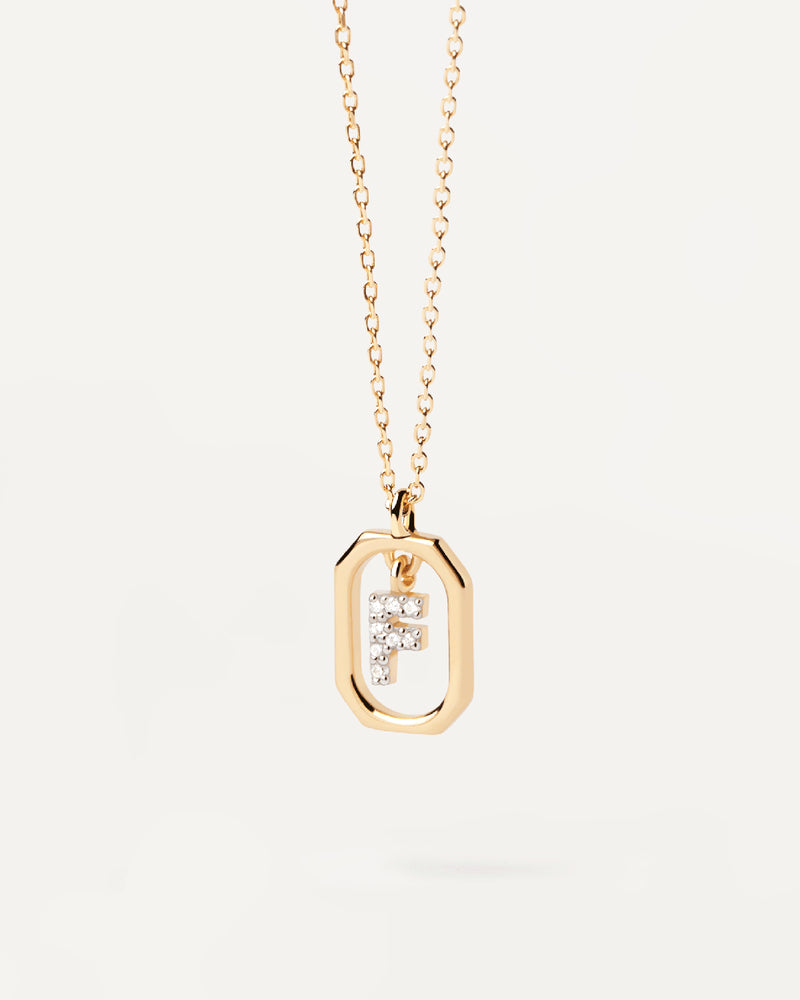 <tc>Buchstaben-Anhänger A–Z aus 925er Silber mit goldfarbener Oberfläche</tc>