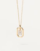 <tc>Buchstaben-Anhänger A–Z aus 925er Silber mit goldfarbener Oberfläche</tc>