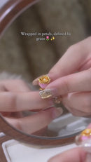 Bloom Necklace — A Flower Awakening to the Light