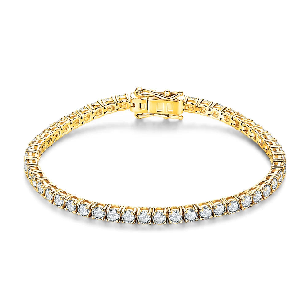 <tc>Moissanit-Tennis-Armband für Damen, aus 925er Silber</tc>
